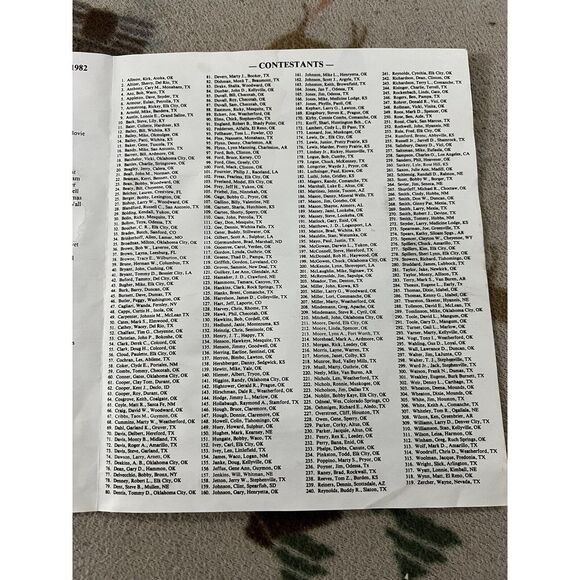 VTG Rodeo Memorabilia 1982 Winston Rodeo Series Give'em Hell Rodeo Club SIGNED - Picture 3 of 16